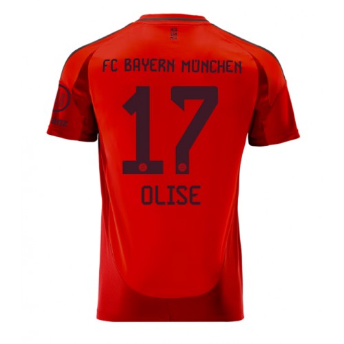 Dres Bayern Munich Michael Olise #17 Domaci 2024-25 Kratak Rukav